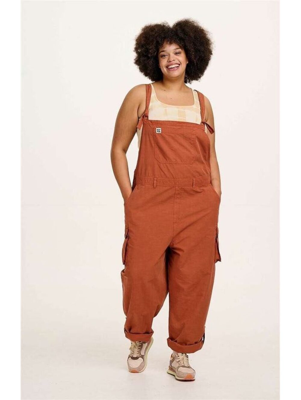 Lucy & Yak Rust Orange Overalls